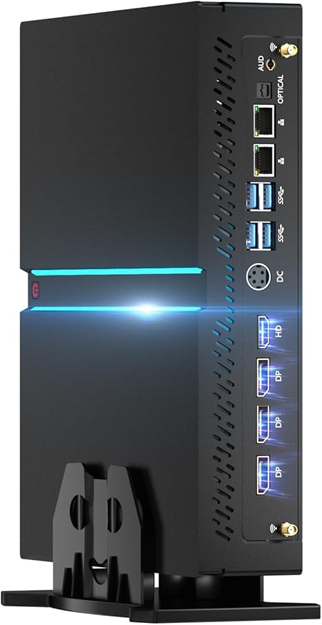 Kinupute Ai Mini PC, Desktop Computer i9-14900F 24 Cores Upto 5.8GHz